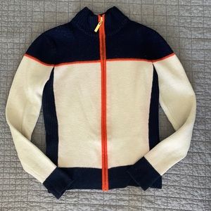 Tory Burch Wool Zip up Sweater